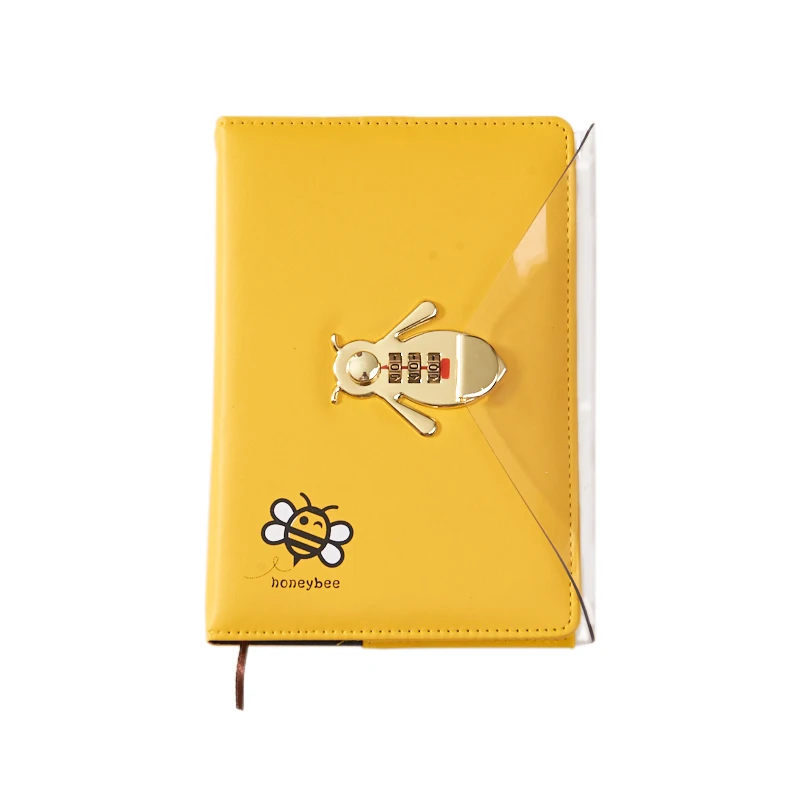 A5 honeybee тетрадь Пароль Книга с замком креативные школьные офисные принадлежности канцелярские товары Личный Дневник Журнал Чехол для планировщика