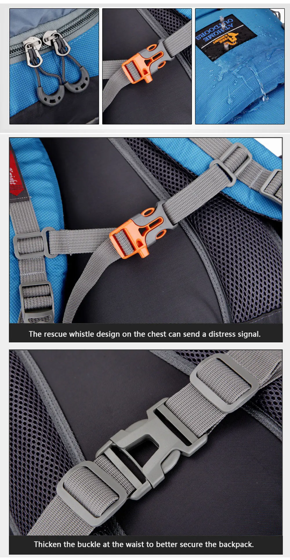 50л уличный спортивный рюкзак для альпинизма, походный рюкзак для путешествий, походная сумка, тактический рюкзак