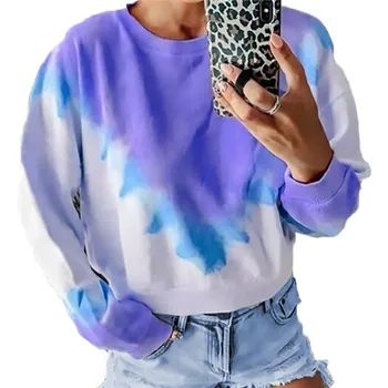 

Women's Spring & Autumn Long-sleeved Print Sweatshirt Hoodies Tops