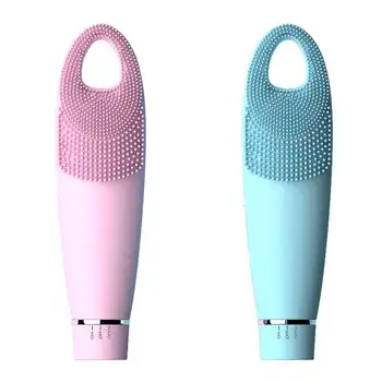 

Electric Facial Cleansing Brush Silicone Sonic Vibration Mini Cleaner Deep Pore Cleaning Skin Eye Massager Face Care Tools
