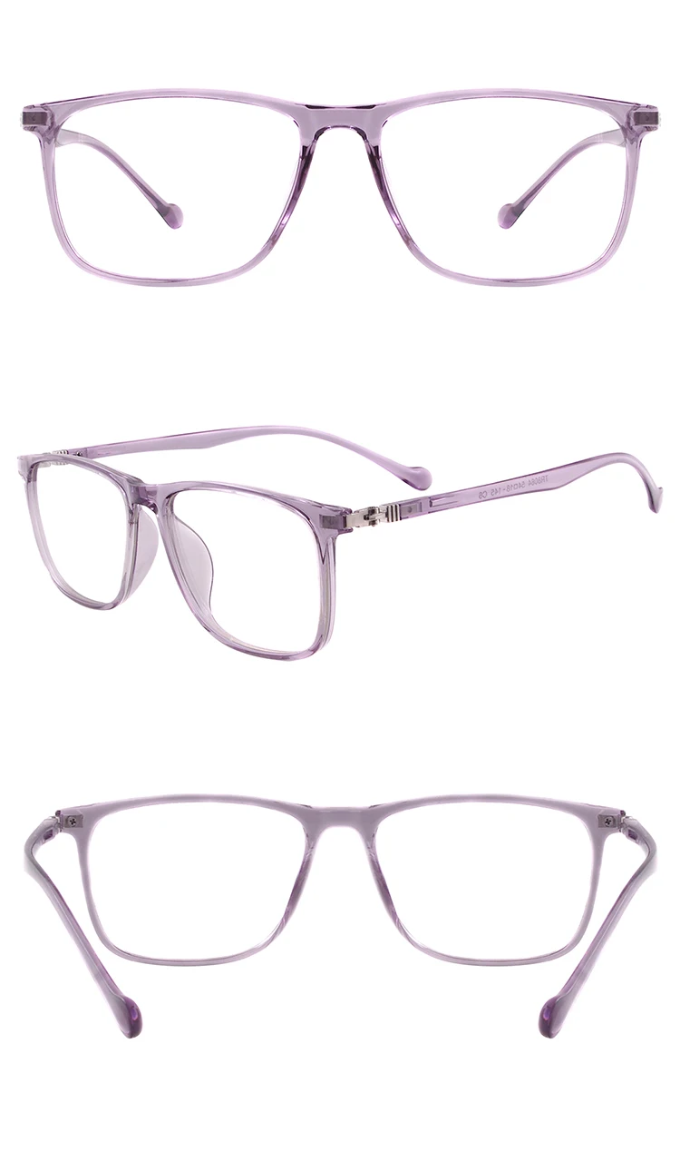 Мужские и женские прозрачные большие очки с полной оправой, пластиковые гибкие очки TR90, оправа для близоруких линз по рецепту