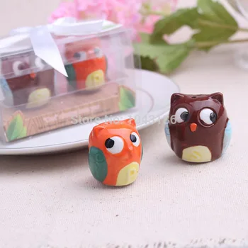 

Wedding favor gift and giveaways for guest --Baby shower Owl Always Love You Ceramic Salt and Pepper Shaker 100sets=200pcs