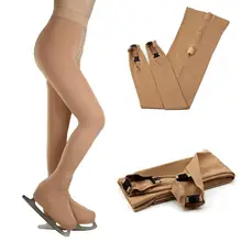 Детские фигурные колготки для фигурного катания ледяные платья для катания на коньках леггинсы тренировочные штаны теплые колготки гимнастика 115-175 см