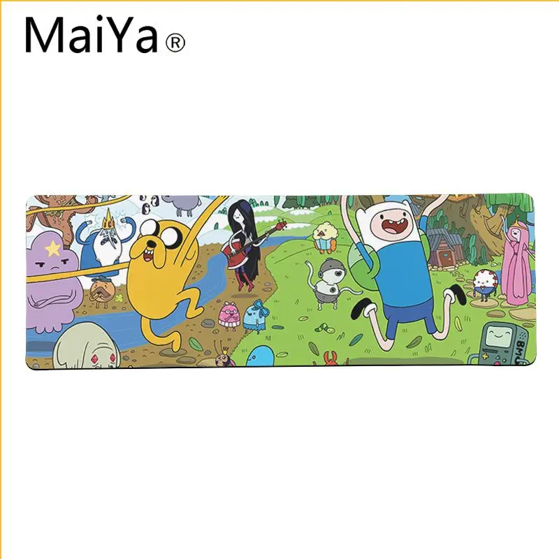 Lock Edge 30x80cm Maiya Высокое качество Время приключений DIY дизайн игровой с узором коврик для мыши большой коврик для мыши клавиатуры коврик - Цвет: Lock Edge 30x80cm