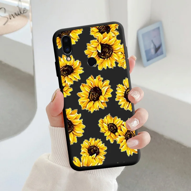 For Meizu note 9 Protective Shell Silicone Soft Shell Phone Case Candy Color Case Fashion Silicone Color Chrysanthemum meizu phone case with stones lock Cases For Meizu