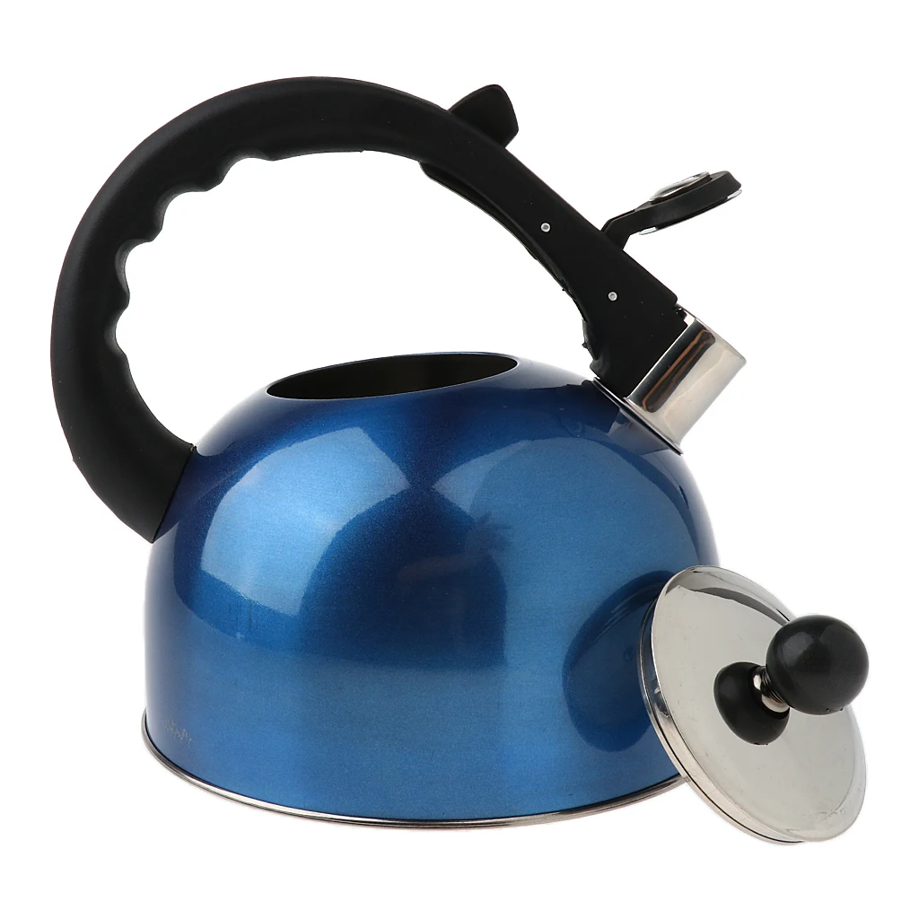 3L Sturdy Whistling Kettle Camping TravelTea Coffee Water Pot for Home Kitchen Camping Travel Accessories