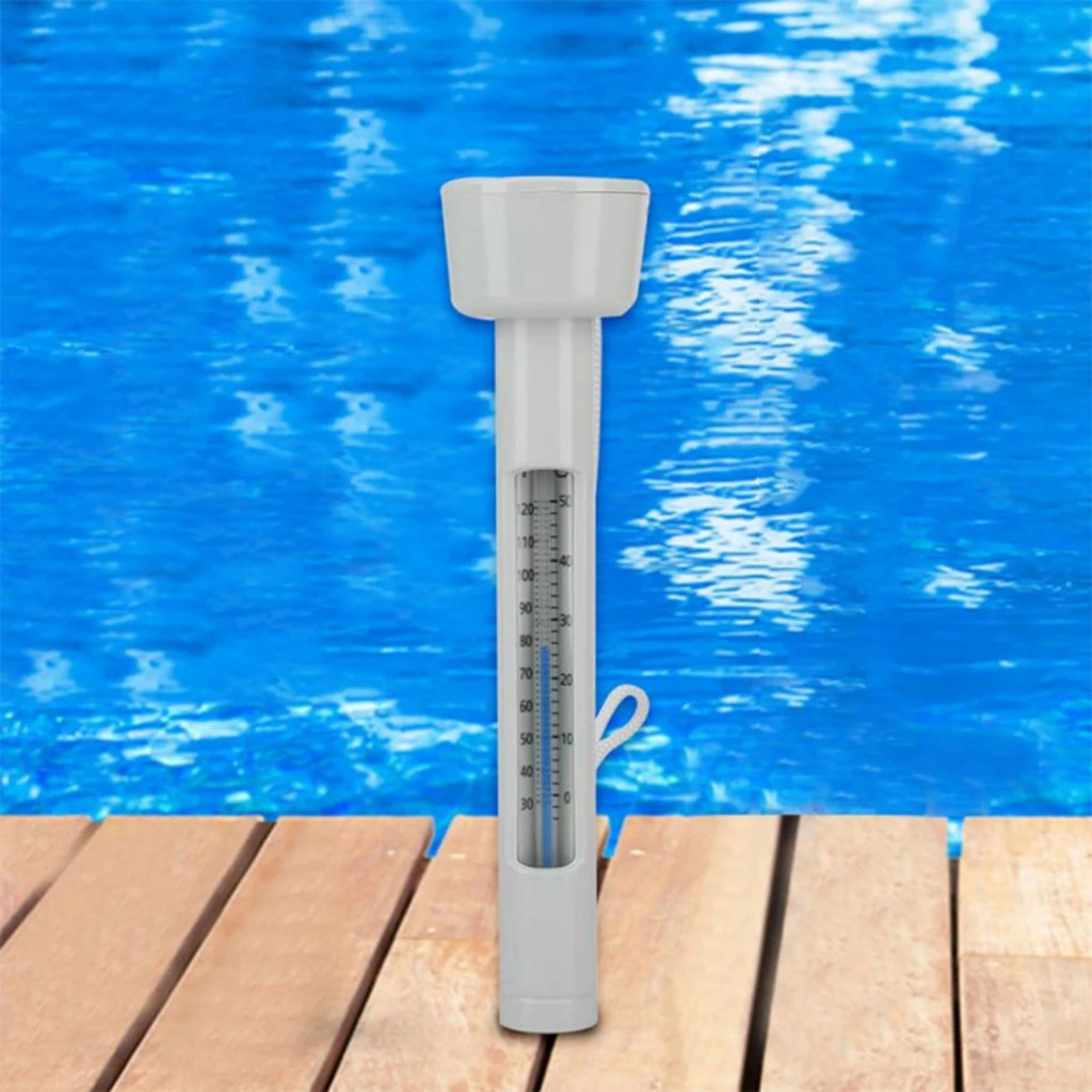 Swim Pool Spa Floating Thermometer Hot Tub Bath Water Temperature Display No Battery f/ Indoor Outdoor Paddling Swimming Pool