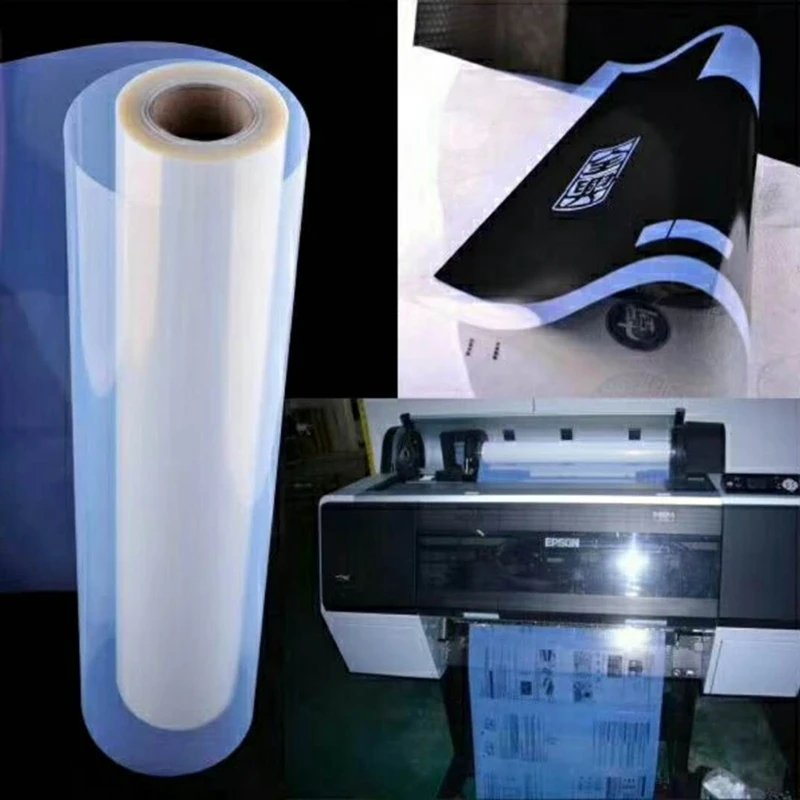 30 Meter Roll Silk Screen Printing Inkjet Film Paper Waterproof PET Transparent Film Screen