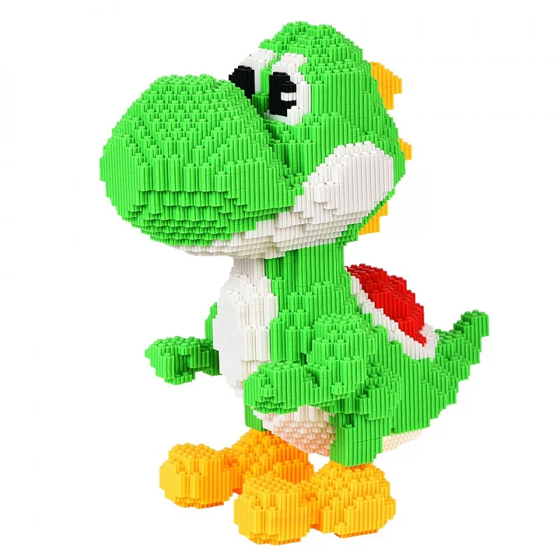 

2020 New 7050 Pcs Super Smash Bros Amiibo Building Blocks Small Particles Inserted Adult Decompression Toy Cartoon Style Series