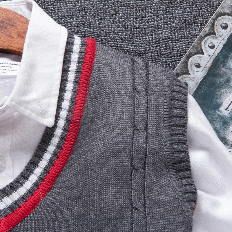 Zogaa Autumn Winter 2019 Men Fashion Boutique Cotton V-neck Knitted Sweater Vest Male Formal Social Business Sweater Waistcoat Zogaa Autumn Winter 2019 Men Fashion Boutique Cotton V-neck Knitted Sweater Vest Male Formal Social Business Sweater Waistcoat