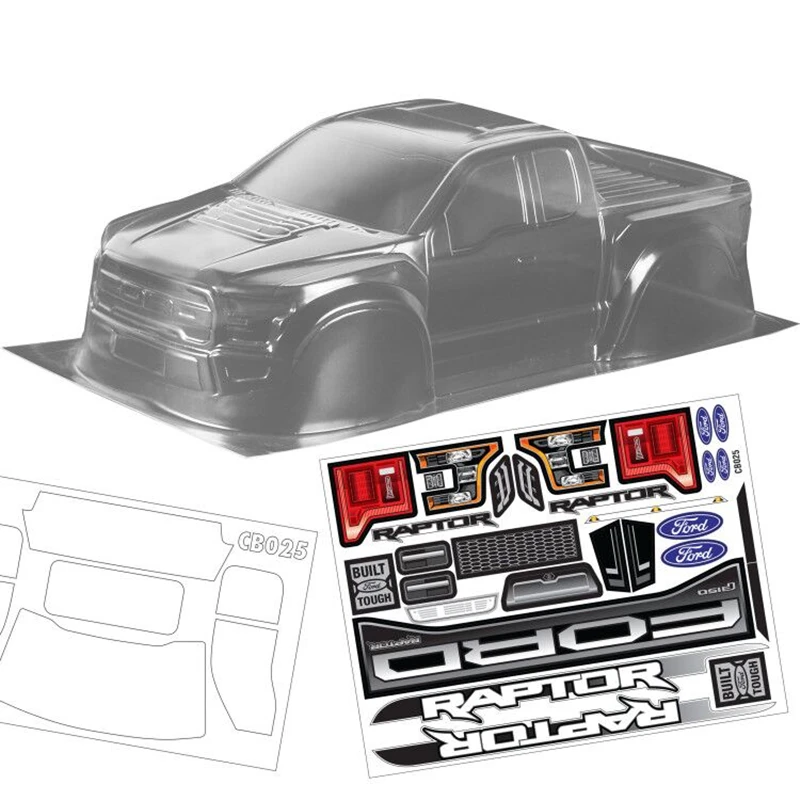 Rc Cars Parts Clear Body Shell Ford 