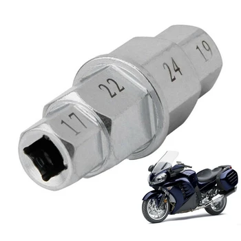 

17mm-24mm Hex Axle Tool Allen Spindle Adapter Motorcycle Single-handedly