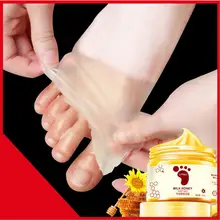 150G мед, молоко воск для ног средства ухода за кожей стоп питает и увлажняет кожу, усиливает ее эластичность, увлажняющий питательный крем отбеливающий уход за кожей шелушиться кожи забота, отшелушивание анти-сухой