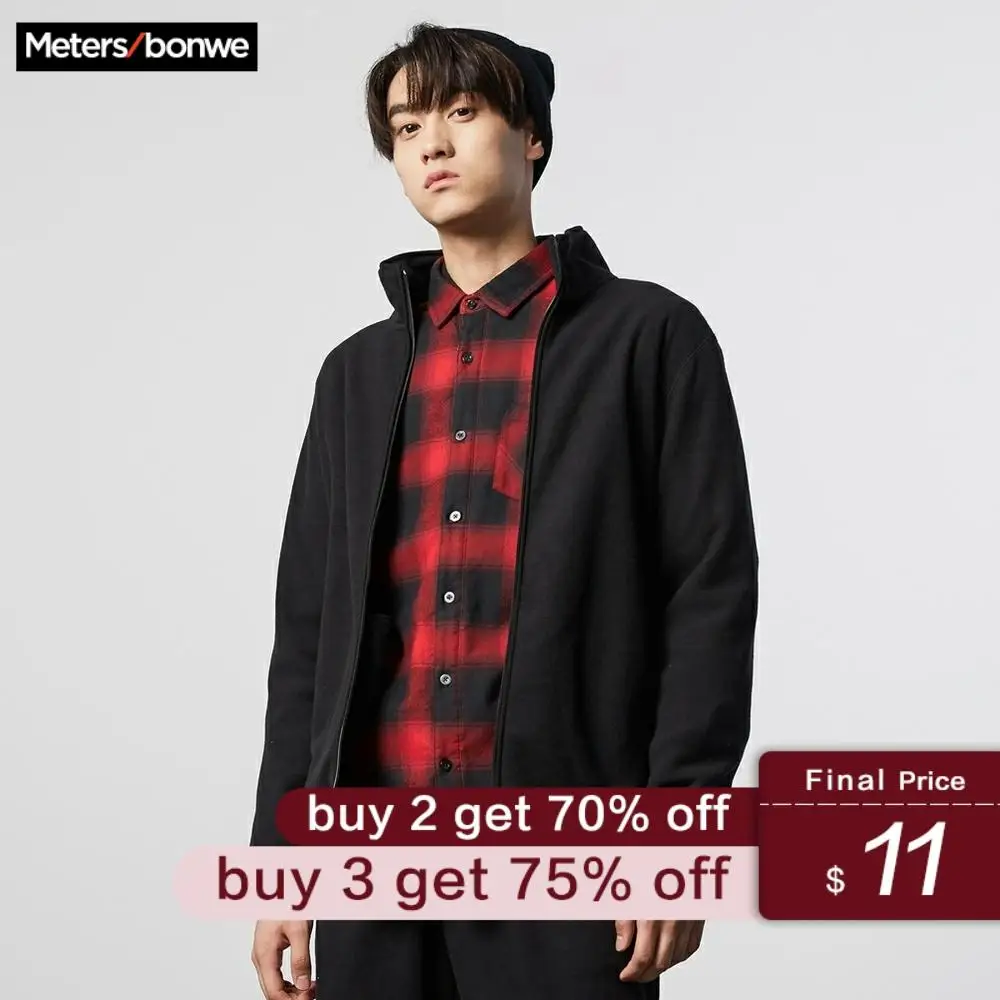 

Metersbonwe Winter Hoodies Jacket Male Warm Cardigans Men High Quality Fashion Mens Coat Skateboard Jacket