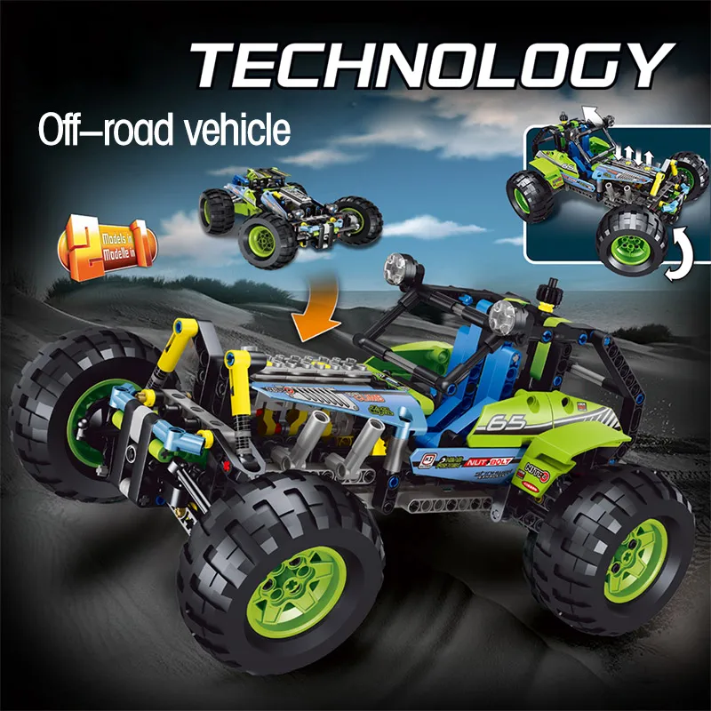 38001 серии Technic строительные блоки 42037 Legoingly технология модель автомобиля SUV наборы