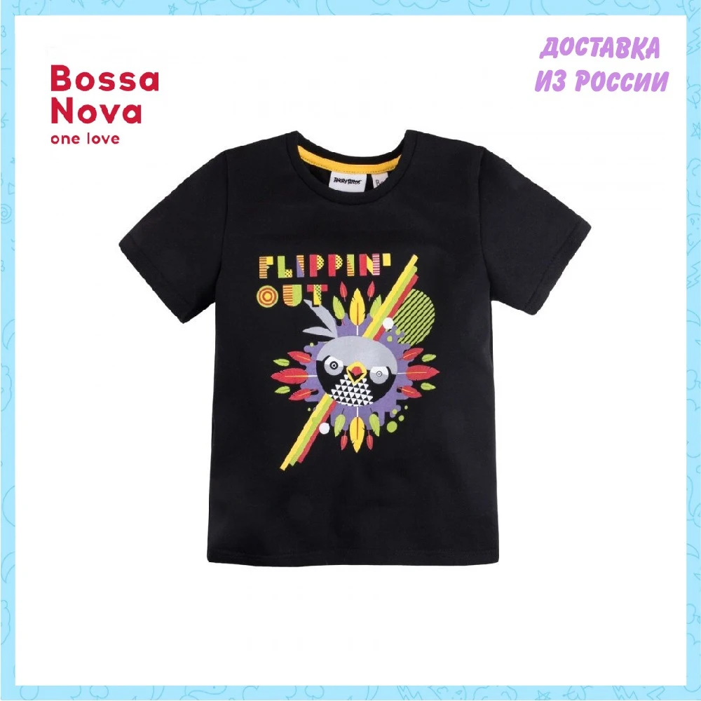 T-shirt for the boy ɺngry Birds' Bossa Nova 267AB-161ch kupivip T Shirts Children s Clothing Mother Kids | Детская одежда и