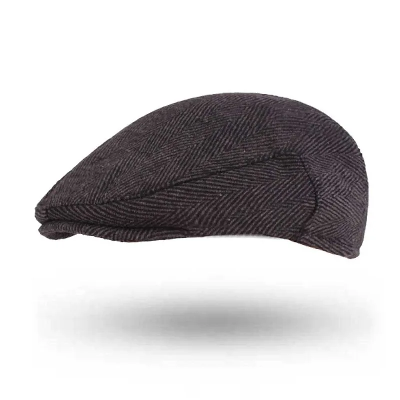Зимняя шапка с козырьком для мужчин, головной убор ren zi ni Beret, импортные товары, шапка с козырьком для людей среднего возраста и пожилых людей