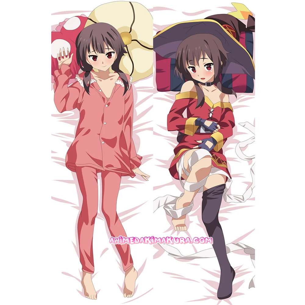 Konosuba Megumin аниме девушка дакимакура обнимающие подушки Чехол | Дом и сад
