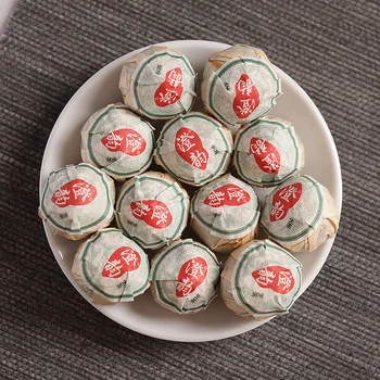 

Wholesale Yunnan Pu'er Tea Chengyun Dashu Raw Tea Handmade Dragon Ball Office Compressed Mini Puer Tea 500G Bags