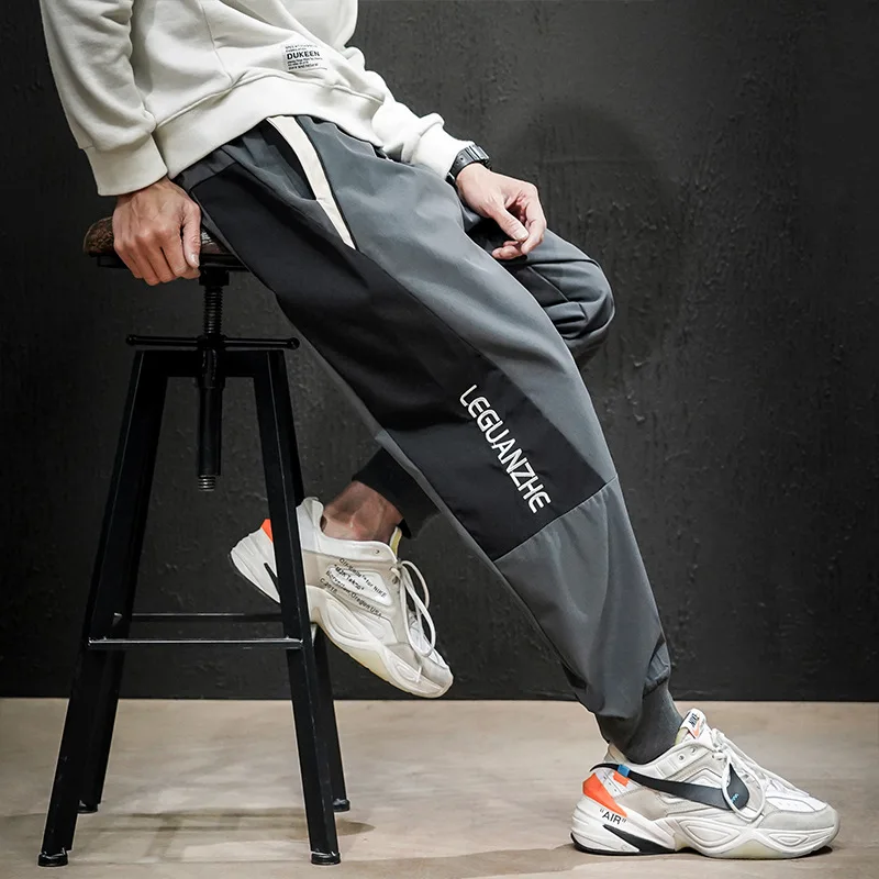 

2020 Spring New Style Japanese-style Macheda Large Size Contrast Color Embroidered Capri Pants M-5x Hk2008