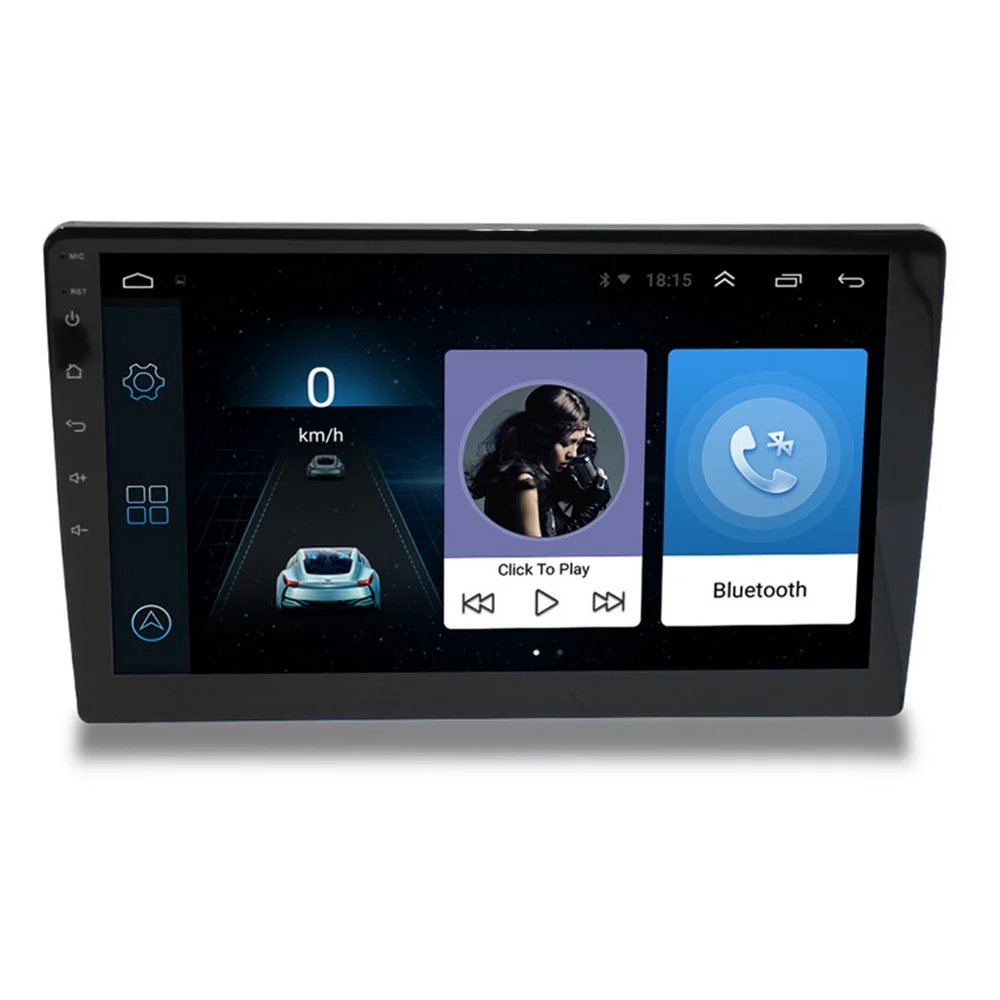 Автомобильный Mp5 плеер Android 8,1 2Din Automotivo четырехъядерный стерео радио с gps сенсорным экраном Автомобильный мультимедийный плеер камера заднего вида