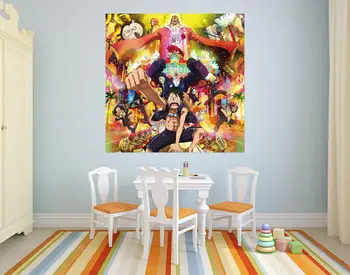 

[Self-Adhesive] 3D One Piece 255 Japan Anime Wall Stickers Mural Decal Wall Murals AJ WALLPAPER Belly