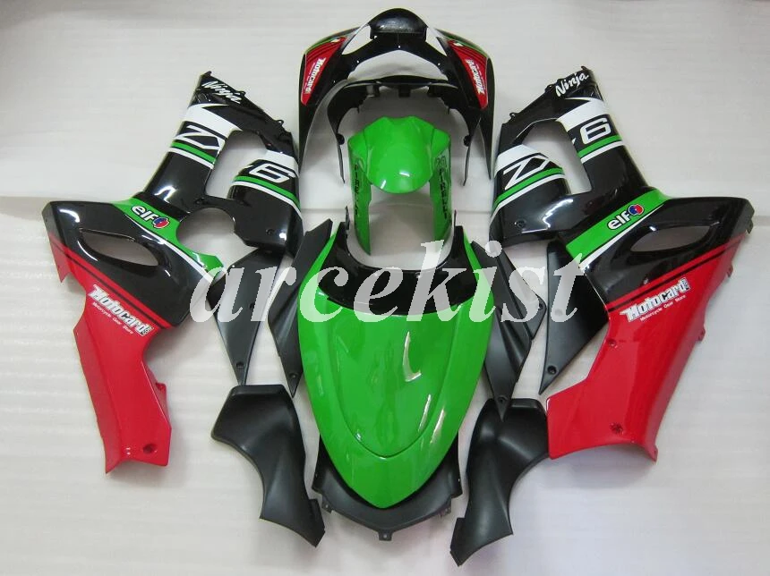 4 бесплатные подарки мотоциклетный обтекатель abs комплект подходит для Kawasaki Ninja ZX6R ZX-6R 2005 2006 Обтекатели набор на заказ крутой стиль