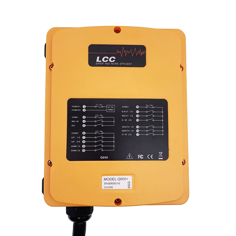 US $257.40 Q606 Rf Remote Control Bridge Crane And Gantry Crane Pendant Station Push Button Switch