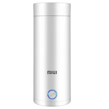 MIUI Портативный электрический чайник, Термокружка, кофейный дорожный водяной бойлер с контролем температуры, умный чайник для воды MIUI Портативный электрический чайник, Термокружка, кофейный дорожный водяной бойлер с контролем температуры, умный чайник для воды