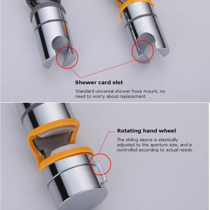 ABS хромированная насадка для душа, регулируемая 22-25 мм, кронштейн для ванной комнаты, стойка для душа, горка, кран для ванной комнаты, аксессуары для душа