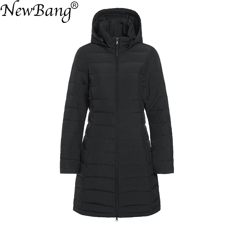NewBang Brand Long Down Coat Female Thick Down Jacket For Women