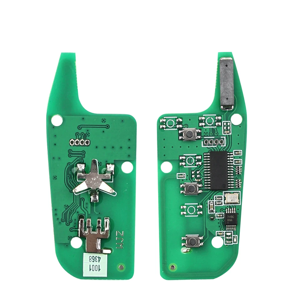 KEYYOU FOR FORD RANGER F150 2015-2018 ID49 CHIP 2 BUTTONS REMOTE CAR KEY FSK EB3T-15K601-BA 433MHZ PCF7945P