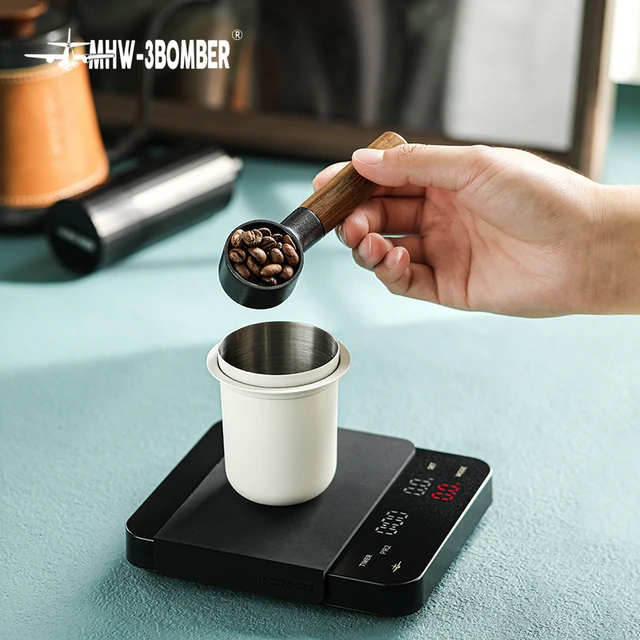 Mhw-3Bomber Black Box Coffee Scale 2Kg Barista Kiegészítők Mérlegelő Szerszámok Konyhai Sütés Eszpresszó Csepp Kávé Készülékek - Image 2