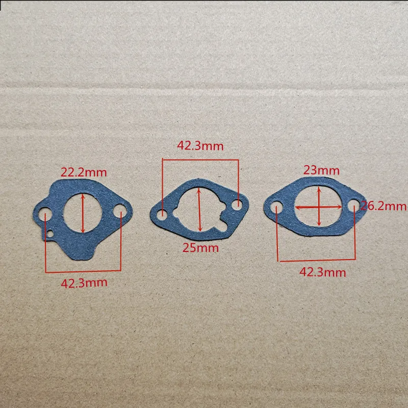Juego de juntas de 3 piezas para motor Robin Subaru EX17 EX21, piezas de repuesto para bomba de agua y carburador