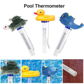 

Cute Animal Floating Thermometer For All Outdoor & Indoor Swimming Pools Spas/Hot Tubs Pool Water Sensor Thermometer 4