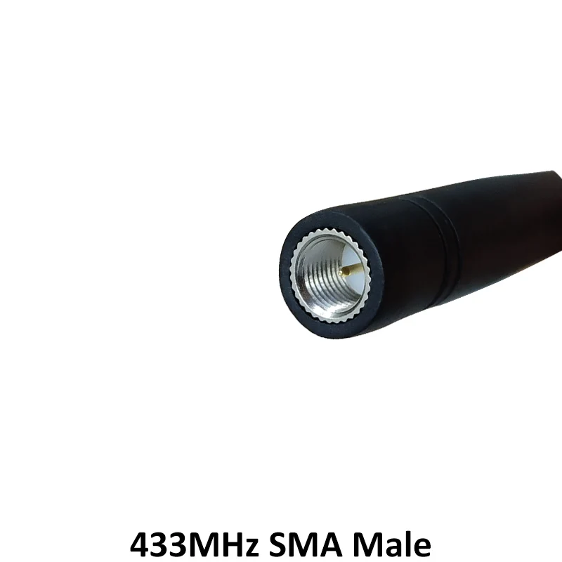 433MHz Антенна 3dbi SMA разъем 433 mhz antena резиновая Водонепроницаемая антенна для беспроводного гидрометра газометр Lorawan Emeter