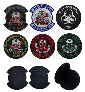 

Virus outbreak Paramedic Response Team Essential workers Patch survived brotherhood Tactical Military Patches armband army badge