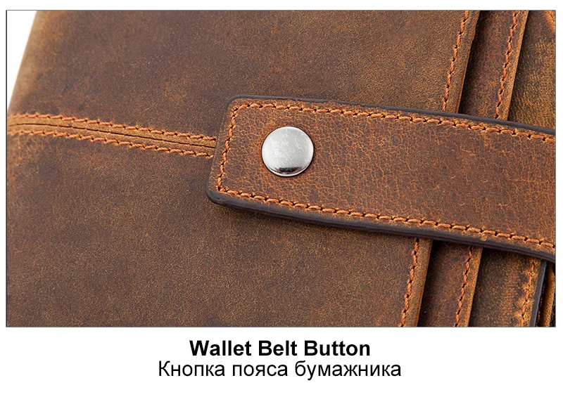 Westal кошелек мужской rfid кошелек из натуральной кожи для мужчин Винтажный Мужской кошелек/клатч короткий кошелек для денег держатель для карт с подарочной коробкой 8929