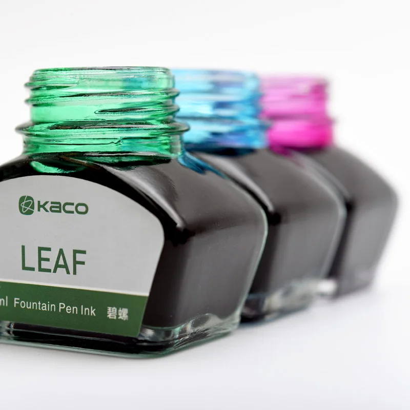 KACO Pure 30ml Fountain Pen Ink Refilling Inks Stationery Drawing School Cartridge Converter Office Writing Supplies