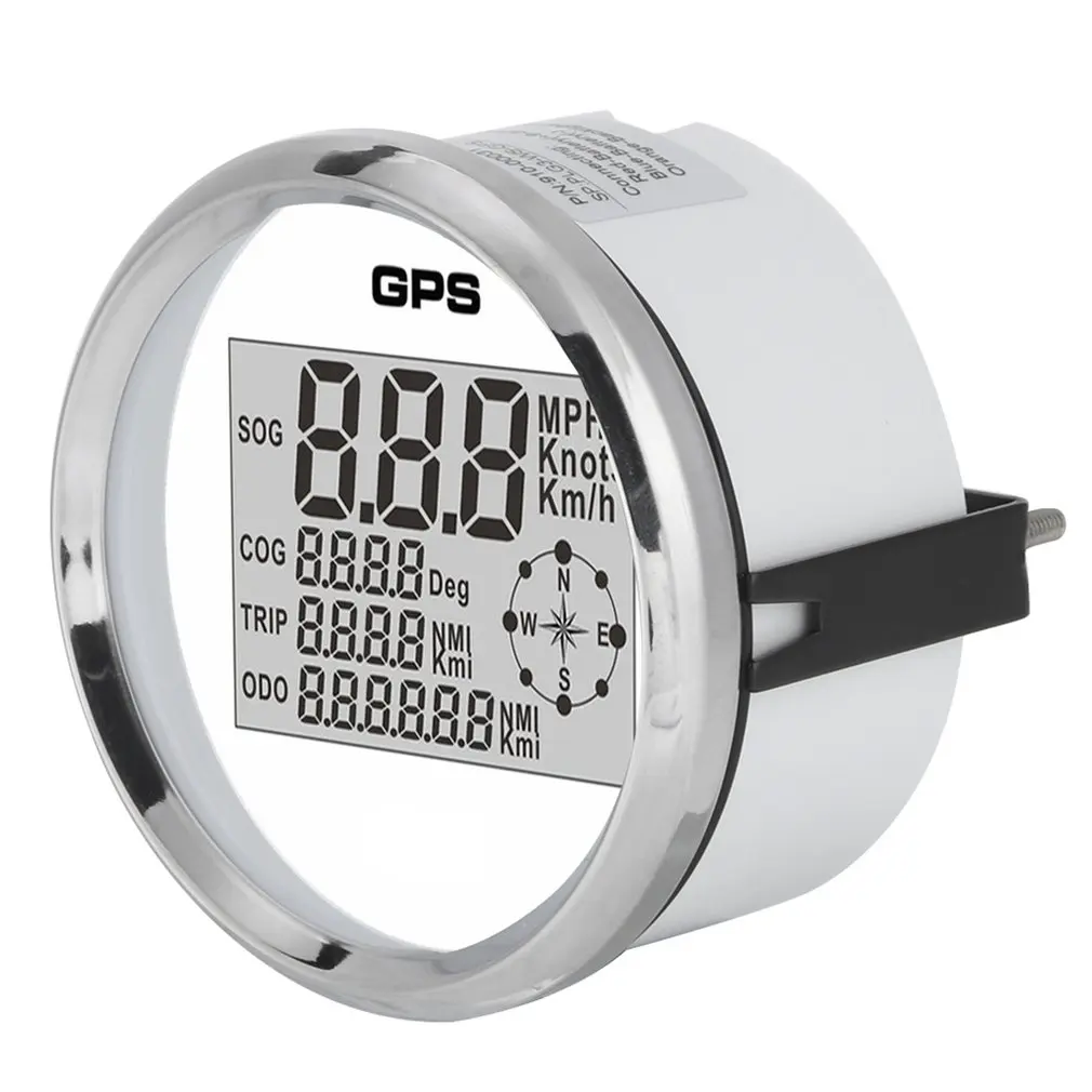 85 мм Gps измеритель скорости одометр 0 999 узлов км/МП для лодки грузовика мотоцикла