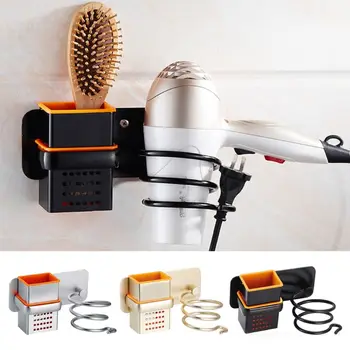

New Free Punching Wall Hanging Suction Cup Type Toilet Hair Storage Rack Bathroom Air Duct Frame
