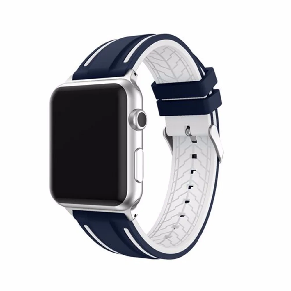 Силиконовый ремешок для apple watch band apple watch 5 apple watch 4 iwatch 44 мм 40 мм 38 мм 42 мм apple watch 3 2 1 Аксессуары для часов