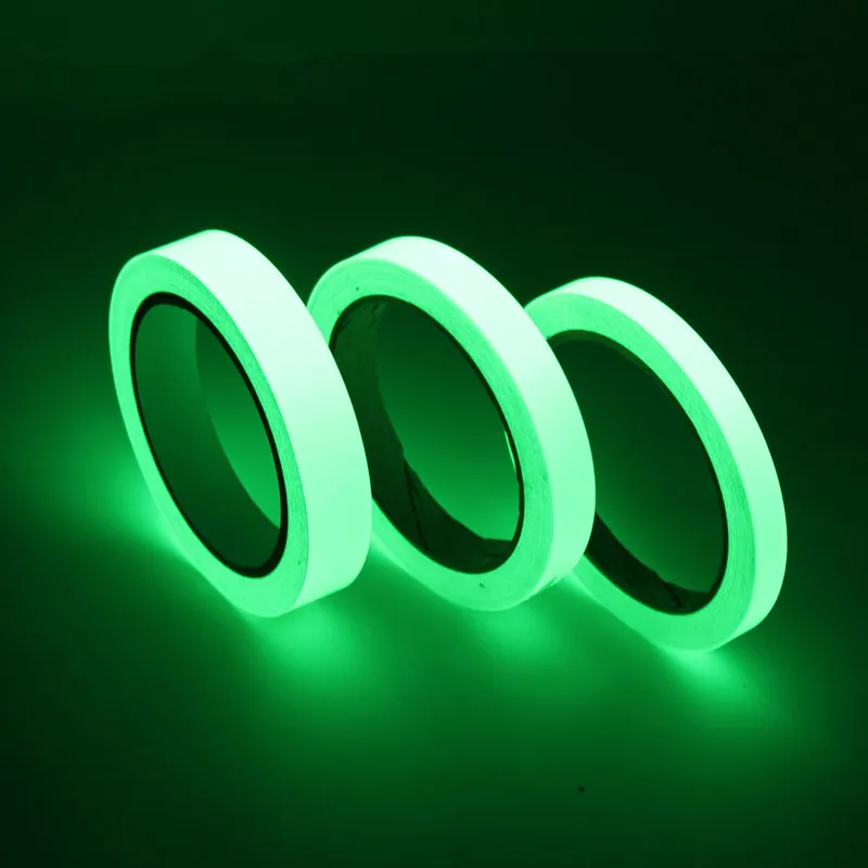 

Super Bright Noctilucent Tape Adhesive Paper Self-Luminous Fluorescent Strip Glistening Green Fishing Rod Lure Iron Plate DIY Mo
