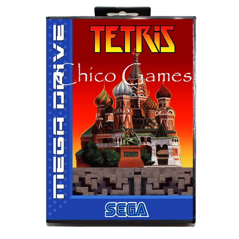 Sega MD игровая карта-Tetris EU чехол для sega megadrive игровая консоль 16 бит MD карта