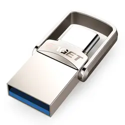 EAGET CU20 USB флеш-накопитель 32 Гб OTG металлический USB 3,0 флеш-накопитель 64 Гб Тип C высокая скорость флешки компактный флеш-накопитель Memory Stick