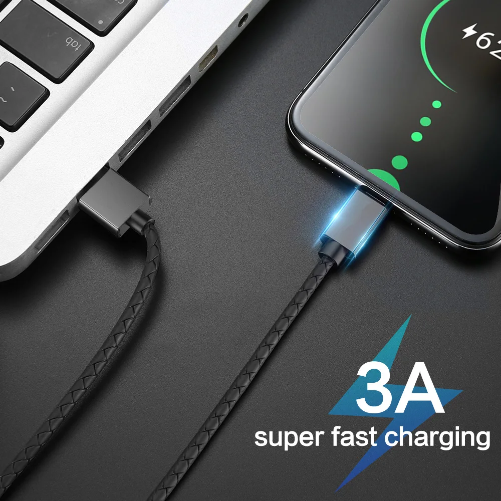 Магнитный кабель Moucit 3A 1 м кабель Micro usb type C для iPhone Быстрая зарядка USB C магнитное зарядное устройство для телефона Xiaomi samsung Cabo