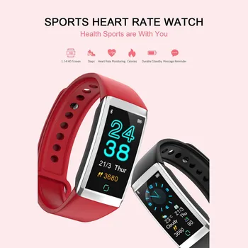 

Color Screen Smart Wristband 1.14 Inch Smart Wristband Ip67 Waterproof Multi-function Sports Smart Wristband multi-UI Switch