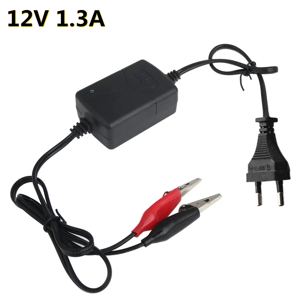 DC 14.8V 1.3A Smart Lead Acid Battery Charger for Motorcycle Toy Car With LED Indicator EU US Plug 110V 220V for Battery Charger