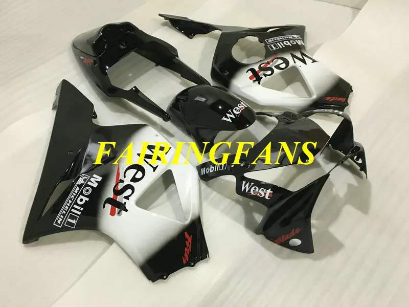 Обтекатель комплект для HONDA CBR900RR 954 02 03 CBR 900 RR CBR 900 RR CBR 900 2002 2003 ABS белый черный Обтекатели на кузов+ подарки HK20