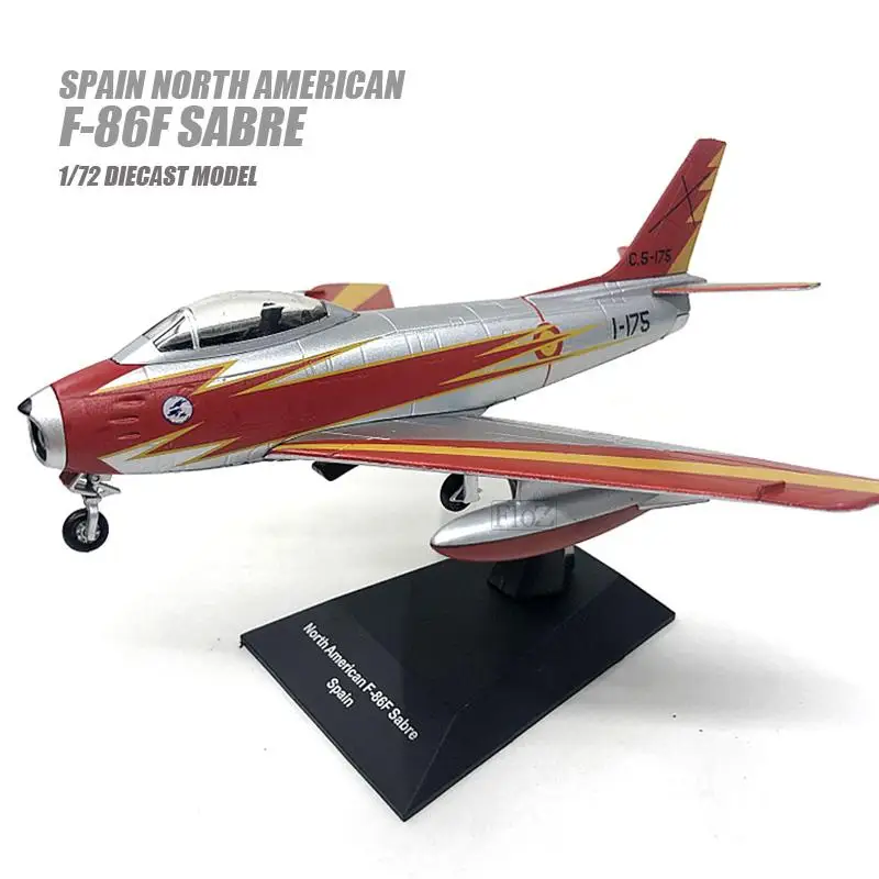 

SPAIN NORTH AMERICAN F-86F SABRE 1/72 diecast plane model aircraft IXO